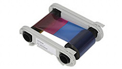 Полноцветная лента (YMCKOK) для двусторонней печати на 500 оттисков с чистящим роликом в Люберцах